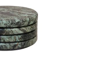 Chunky Green Natural <b>Marble</b> <b>Coasters</b>, Handmade Onyx <b>Coasters</b> From Mexico, <b>Marble</b> <b>Coaster</b> Sets - Product Image 4