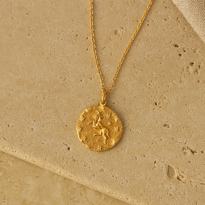 Aries Zodiac Diamond <b>Necklace</b> - Product Image 5
