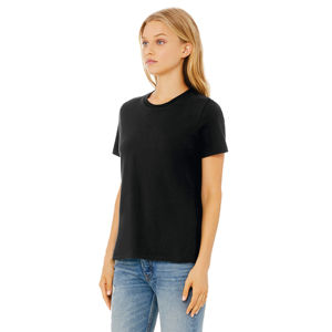 T-shirts en coton à col rond pour femmes OEM, faible MOQ, respirants, t-shirts à col rond pour femmes en vrac, style tendance et basique - Product Image 2