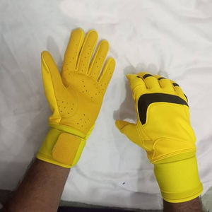 ถุงมือฝึกเบสบอลแบบมืออาชีพสำหรับผู้เริ่มต้น100% cabretta ถุงมือซอฟต์บอลและเบสบอลหนัง PU - Product Image 4