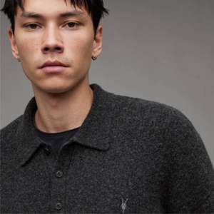 Polo de algodón de bambú para hombre, camiseta de rugby personalizada, camiseta ecológica para hombre, Polo sostenible de manga larga de rugby - Product Image 5