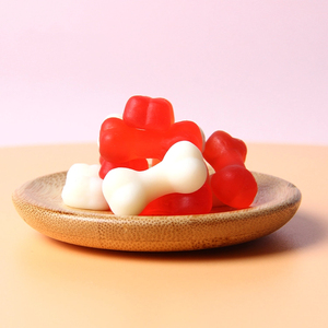 Os gommeux Oem personnalisé supplément de densité osseuse bonbons à la pectine bonbons gommes doux saveur fruitée bouteille emballage dessin animé normal - Product Image 4