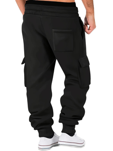 <b>Men's</b> Solid Color Cargo Pants <b>Men's</b> Multi-Pocket Long <b>Trousers</b> <b>Loose</b> Casual Outdoor Pants <b>Men</b> Outdoor Casual Work Pants Hip-Hop - Product Image 3