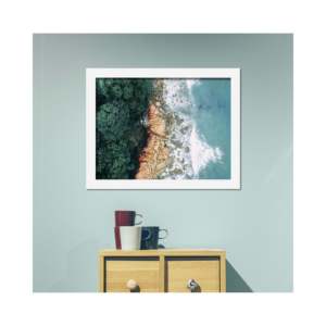 White 30 X 40 cm Photo <b>Frame</b> 30 mm Profile Width <b>Poster</b> Display Stand - Product Image 4