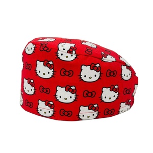 หมวกพยาบาลทางการแพทย์พิมพ์ลายใหม่หมวกผ่าตัดทางการแพทย์สำหรับทันตแพทย์แพทย์พร้อมกระดุมพิมพ์สี - Product Image 1