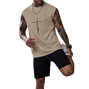 Men's Plus Size Tank Tops Breathable Athletic Sleeveless Gym Shirts for Daily Running Training <b>Maximize</b> Wear Daily Use - Product Image 5