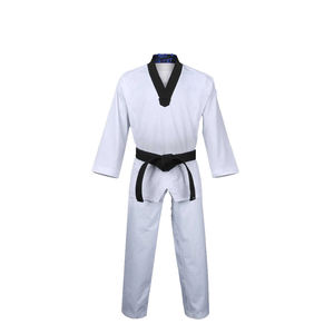 Uniforme de Taekwondo para hombre de colores sólidos hecho profesionalmente, nuevo diseño, gran oferta, ropa de artes marciales - Product Image 4