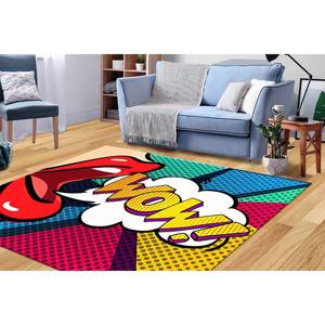 Tapis imprimé graffiti urbain : moderne, antidérapant, décoration d'intérieur idéale pour un cadeau, tapis doux non tissé - Product Image 4