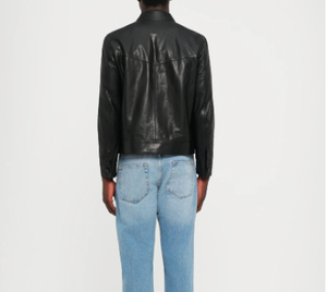 Men Fitted Leather Men's Leather Jacket <b>Black</b> Jacket <b>Top</b> Quality Fashion PU Leather Jacket For Men - Product Image 2