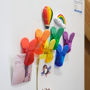 Clips Magnéticos para Bolsas, Juego de 6 Colores, 12 Imanes de Plástico para Refrigerador, Clips Multiusos para Bolsas de Alimentos - Product Image 3