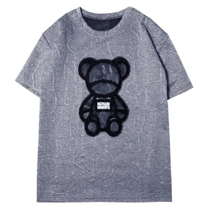 เสื้อยืดโอเวอร์ไซส์สำหรับผู้หญิงเสื้อยืดลำลองพิมพ์ลายตามสั่งแนวสตรีท - Product Image 1