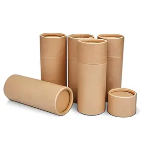 Buy Standard Quality Composite Paperboard Containers Customizable Colored Paper Tube Container for Food Industry