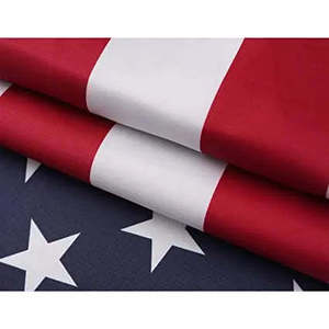ธงชาติอเมริกันแบบหนาพิเศษ ขนาด 3x5 ฟุต แบบสองด้าน พร้อมห่วงทองเหลือง 2 จุด เสาธงไฟเบอร์กลาสสำหรับใช้งานกลางแจ้งทุกสภาพอากาศ ผลิตในสหรัฐอเมริกา - Product Image 3