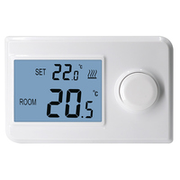Tuya Smart Home Integración Diseño moderno Termostato LCD ajustable para calefacción por suelo radiante de agua para uso en apartamentos