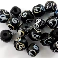 Perles en verre cristal de l'Inde assorties de plusieurs options pour les perles Dreadlock Destash