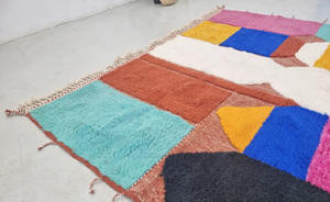 Alfombra de lana de lujo hecha a mano, Alfombra tejida grande respetuosa con el medio ambiente para el hogar, técnica de pila cortada para sala de estar, sala de oración - Product Image 2