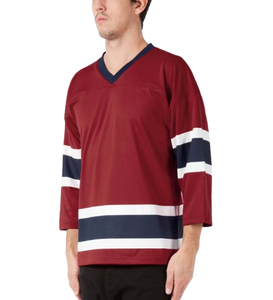 Maillot de hockey sur glace personnalisé, sublimation, tissu polyester respirant, séchage rapide, durable, vêtements de sport d'équipe 2025 - Product Image 5