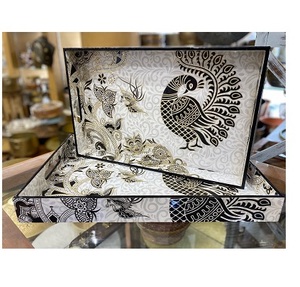 Madera Té Café Alta calidad Texturecoffee Mesa Tv Llevar Bandeja para servir - Product Image 2