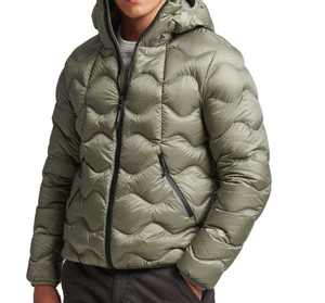 2025 nueva llegada fabricantes burbuja personalizada más gruesa Puffer burbuja chaqueta con cremallera acolchada chaqueta de invierno - Product Image 1