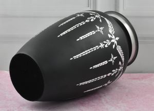 Urnas de Cremación Decorativas de Acabado Negro, Modernas, de Primera Calidad, para Cenizas Humanas, Ecológicas, Personalizables, para Funerales - Product Image 4