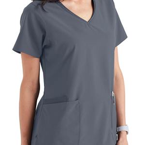 Uniformes hospitaliers unisexes à manches courtes personnalisés de marque de distributeur Raw to Fine pour infirmières - Product Image 1