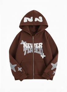 Sudadera con Capucha para Niño, Estilo Y2K, Manga Larga, Chaqueta Informal de Invierno, 100% Poliéster, Forro Polar Antipelusas - Product Image 2