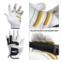 Gants de golf en cuir véritable sur mesure, durables, de qualité supérieure, antidérapants, avec fermeture auto-agrippante, pour hommes et femmes, Zebra Sports, prix d'usine