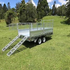CE Approved 7CX 15 Farm Dump <b>Tractor</b> <b>Trailer</b> Light Duty Walking Construction <b>Trailer</b> Economical Option New Used High France - Product Image 3