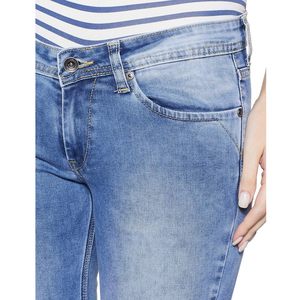 Nouveau design de pantalon en jean skinny taille basse pour femmes pantalon d'été personnalisé et décontracté de qualité supérieure en jean délavé pour femmes à des prix abordables - Product Image 4