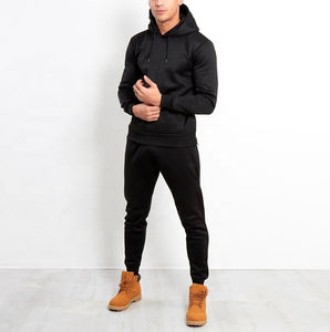 Conjuntos de trajes de Jogger sólidos para hombre, ropa deportiva con logotipo personalizado para entrenamientos de invierno, transpirable, ligero, 100% poliéster, nuevo - Product Image 4