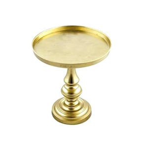 Vente chaude Métal Laiton Forme Ronde De Luxe Gâteau Stand De Table Gâteau En Métal Outil De Service Utilisations Dans Les Ustensiles De Cuisine - Product Image 2