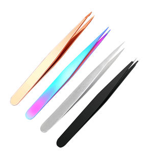 Logotipo personalizable y embalaje Pinzas de cejas de acero inoxidable para la industria de la belleza - Product Image 4