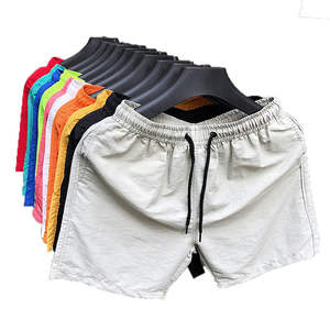 Breathable <b>Shorts</b> for <b>Men</b> Summer Streetwear Hip Hop <b>Baggy</b> High Street Style Solid Vintage Solid Color <b>Shorts</b> - Product Image 1