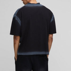 T-shirt surdimensionné à épaules tombantes 100% coton pour hommes, poids lourd, conception anti-rides à séchage rapide avec fibre de bambou de haute qualité - Product Image 5