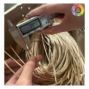 Matériau de noyau de rotin naturel pour meubles, noyau de rotin naturel artisanal, noyau rond de corde de rotin de 1.5mm à 10mm - Product Image 2