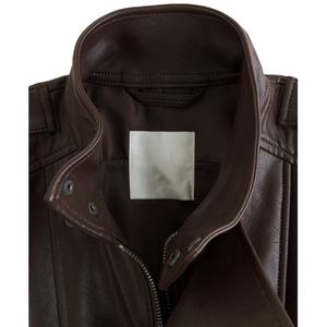 Nouvelle veste en cuir d'agneau véritable pour femme, style streetwear, col rabattu, design personnalisé durable, veste pour femme 2026 - Product Image 4