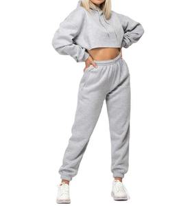Custom Logo Oversized Plain High Waisted Fleece <b>Women</b> Baggy Sweatpants Ladies Joggers Mujer Track Pants <b>Women</b> Sport Joggers - Product Image 1