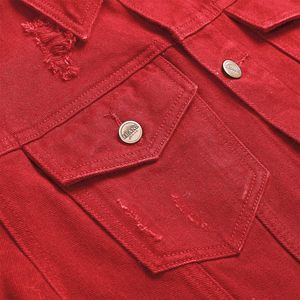 Nouvelle Veste en Jean pour Homme 100% Coton, Style Décontracté, Coupe-Vent, Logo Frontal, Séchage Rapide, Respirante, Hiver, Grandes Tailles - Product Image 6