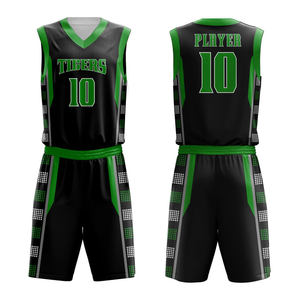 Uniformes de basket-ball à sublimation personnalisés, respirants et durables avec logo personnalisé, taille, style été, ensembles imprimés - Product Image 2