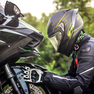 Gants de moto de course pour hommes à doigts entiers, technologie tactile, équipement de moto en cuir protecteur pour le sport, le cyclisme en ligne - Product Image 6