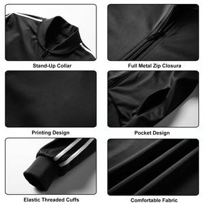 Conjunto de pantalones de chándal de algodón de gran tamaño unisex, Sudadera con capucha, estampado 3D personalizado, patrón sólido, chándal de lana de dos piezas para hombre - Product Image 5