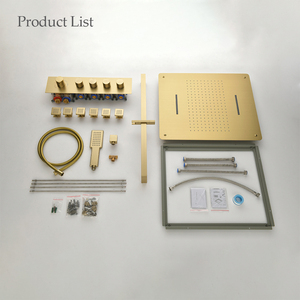 High-End Badkamer Plafond Doucheset 580*<span class=keywords><strong>500Mm</strong></span> Regendouchekop Met Thermostatische Omleidingmengkraan - Product Image 3