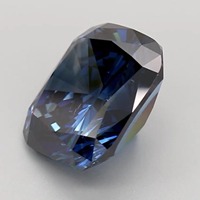 Oferta Especial: Diamante Sintético Cultivado en Laboratorio, Corte Cojín, Azul Fantasía, 2.00 Quilates, Gema Suelta, Certificado IGI, Venta al Por Mayor, Precio Económico