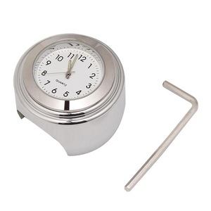 TCYATO 7/8 pouces, accessoires de <span class=keywords><strong>moto</strong></span>, support de montre, horloge, calendrier, thermomètre en aluminium, montre étanche pour guidon - Product Image 4
