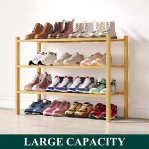 Three-Layer <b>Bamboo</b> <b>Shoe</b> <b>Rack</b> Multifunctional and Sturdy Stackable and Freestanding for Various Home Places - Product Image 4