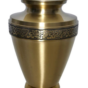 Urne funéraire en métal de qualité supérieure, taille personnalisée OEM, pour cendres d'adultes, écologique, durable, 220 pouces cubes, fournitures funéraires en gros - Product Image 2