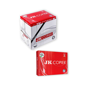 JK Business Plus 75 GSM A4 Hojas 500 Paquete a granel Papel de copiadora multipropósito 70g Peso Compatible con todas las máquinas de oficina - Product Image 1