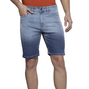 Short en jean personnalisé en gros pour hommes pantalon en jean coupe ample 100% coton pantalon en jean baggy - Product Image 1