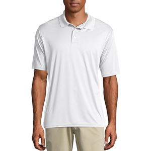 Chemises polo de golf d'été à revers de couleur unie pour hommes T-shirts à manches courtes avec impression de logo personnalisé pour hommes - Product Image 2