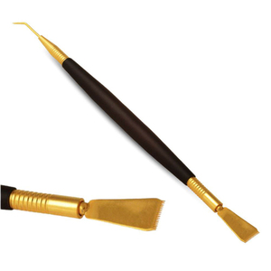 Herramienta separadora de pestañas de acero inoxidable Premium con Mango antideslizante para uso en salón Levantamiento de cejas Vegano y duradero Color personalizado - Product Image 6